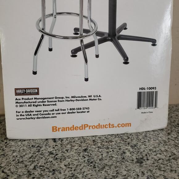 HARLEY‎ DAVIDSON Authorized Service Advertising 26.75" x 8" Thermometer Tin Sign - Picture 7 of 8